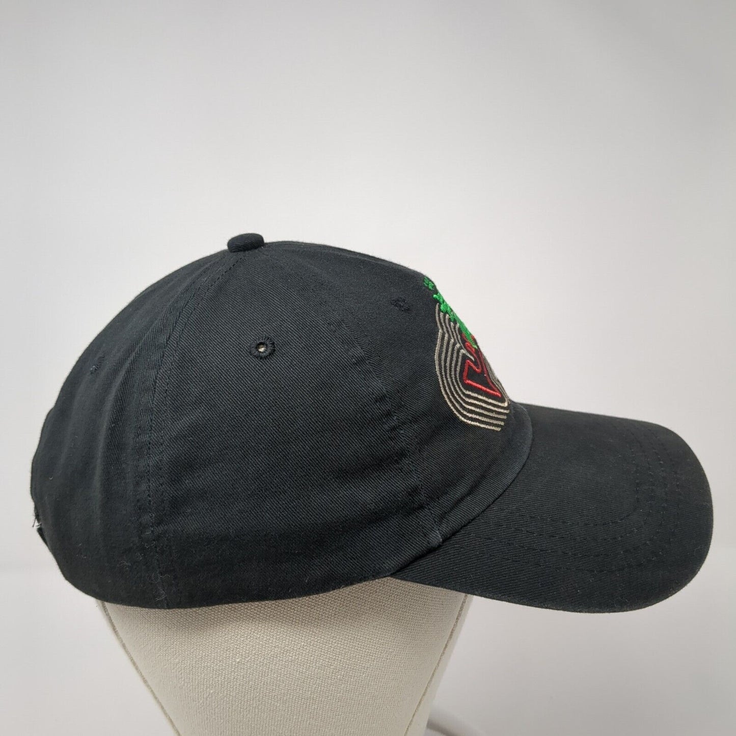 Alfa Romeo Strapback Hat Black One Size Embroidered Cap America 6 Panel