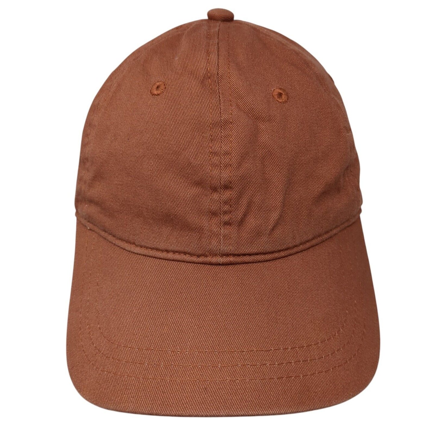 Unbranded Slideback Hat Brown One Size Adjustable Solid Blank 6 Panel