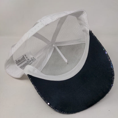 Chardon Key Sequin Ladies Snapback Trucker Hat Multi OS Adjustable Mesh Back