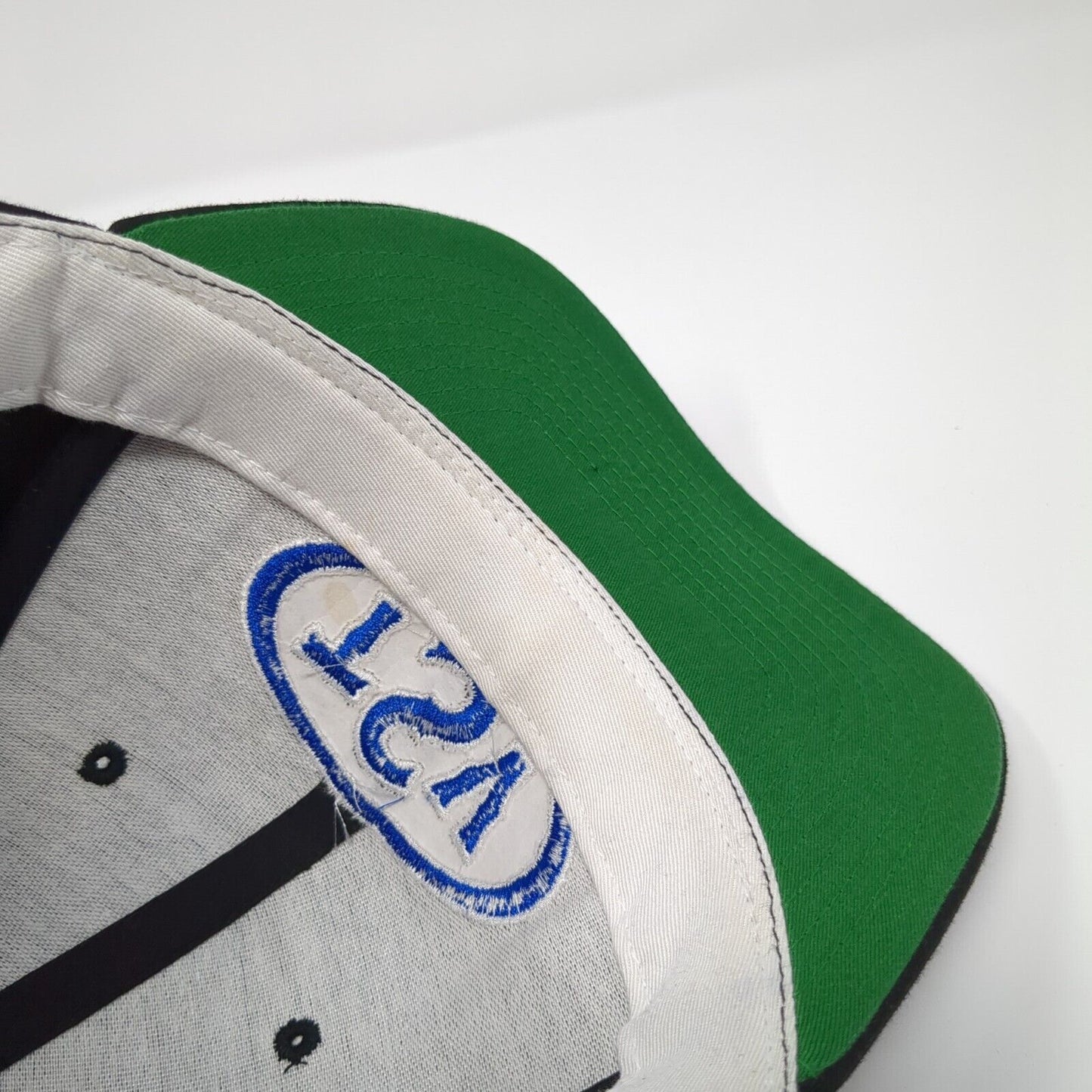 TSV Strapback Hat Black One Size Embroidered Pacific Headwear 6 Panel