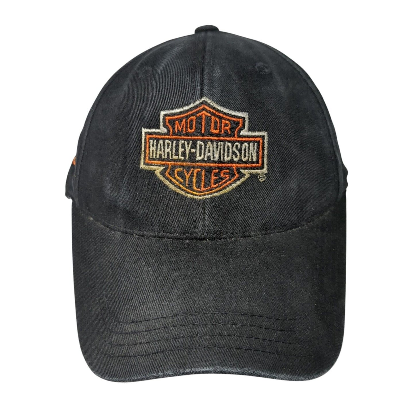 Harley-Davidson Motorcycles Fitted Hat Black OSFA Orlando Embroidered