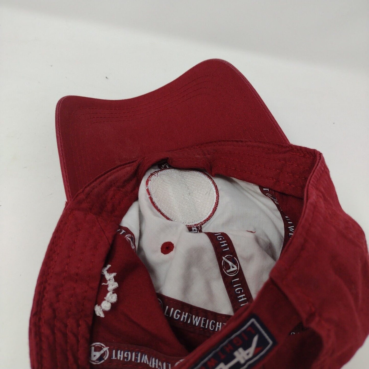 Mile High Marina McCall Idaho Strapback Hat Red OS Classic Cut Ahead Lightweight