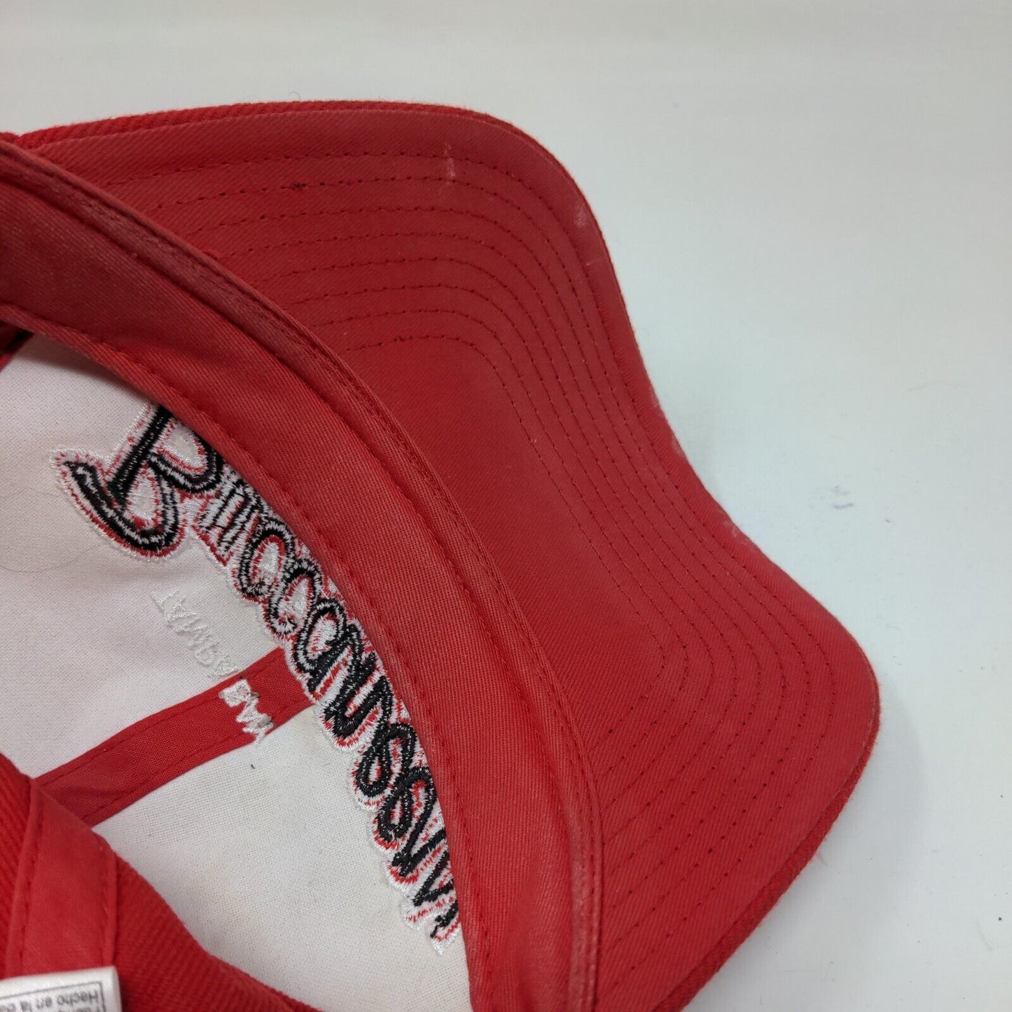 NFL Reebok Tampa Bay Buccaneers Strapback Hat Red OSFA Embroidered Logo