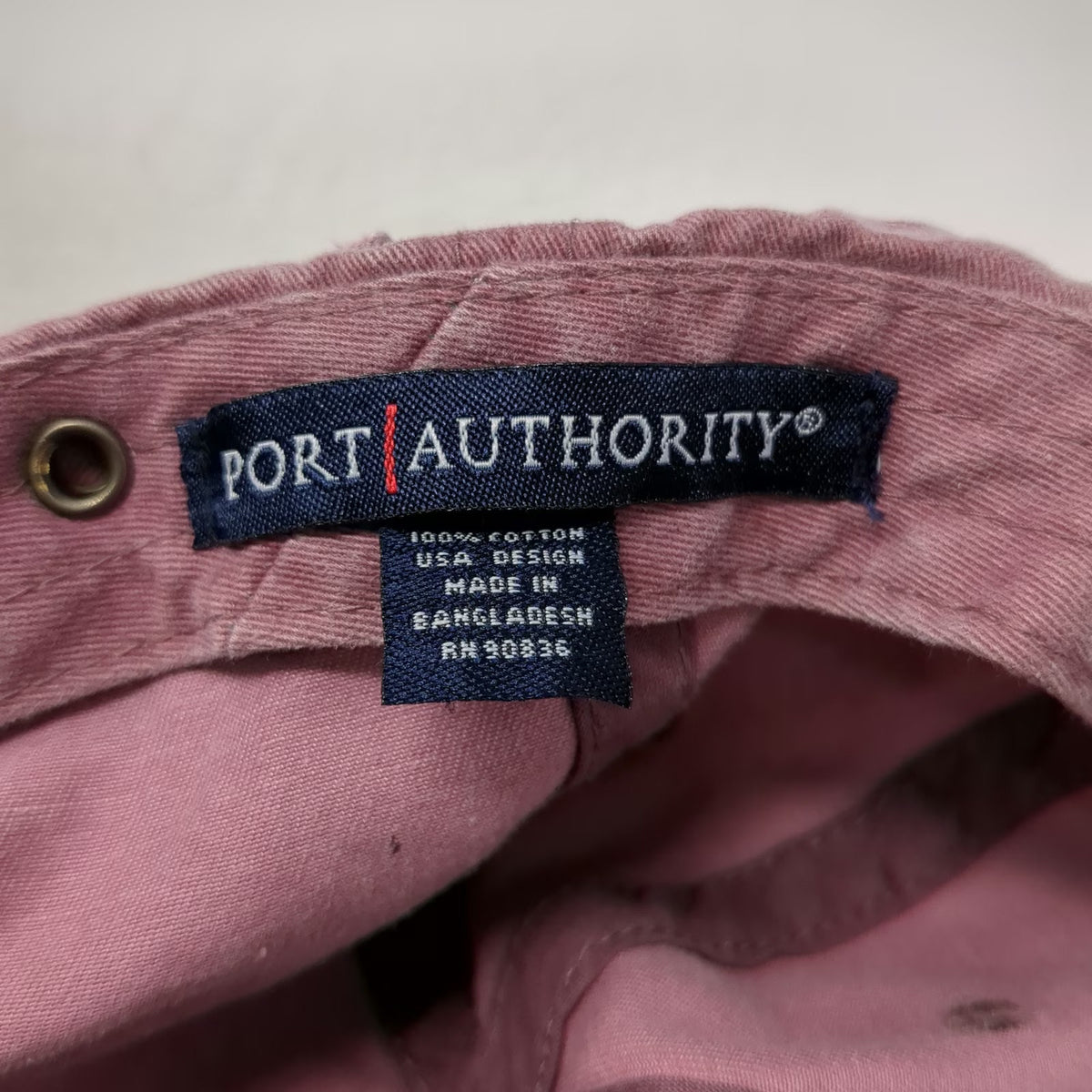 Port Authority Baseball Cap Red One Size Silver Creek Plunge Idaho Hat Cotton