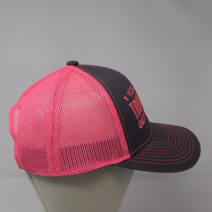 Yes I'm A Trump Girl Get Over It! Snapback Trucker Hat Multi One Size