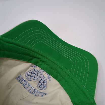 Pickleball Varsity Slideback Hat Tan OS Adjustable Embroidered 6 Panel Cotton