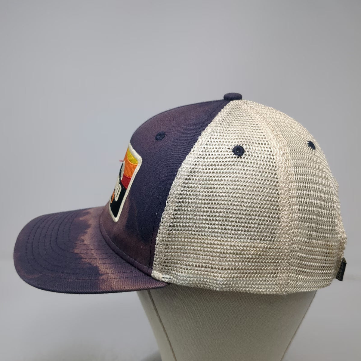 Ouray Baseball Cap Blue OSFM Picabo Idaho Mountain Landscape Mesh Strapback Hat