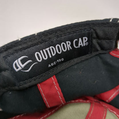 Outdoor Cap Baseball Cap Green Black Red One Size American Flag Camo Patch Hat