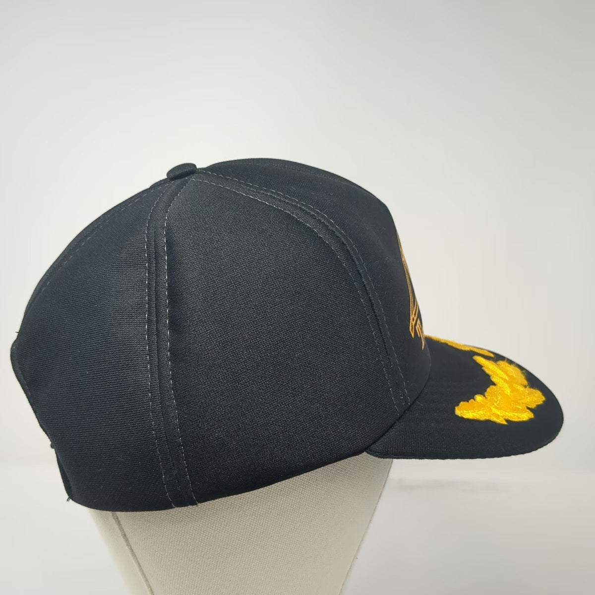 Designer Award Cap 5 Panel Black Hat L TLC Truss & Lumber Co Snapback Scrambled