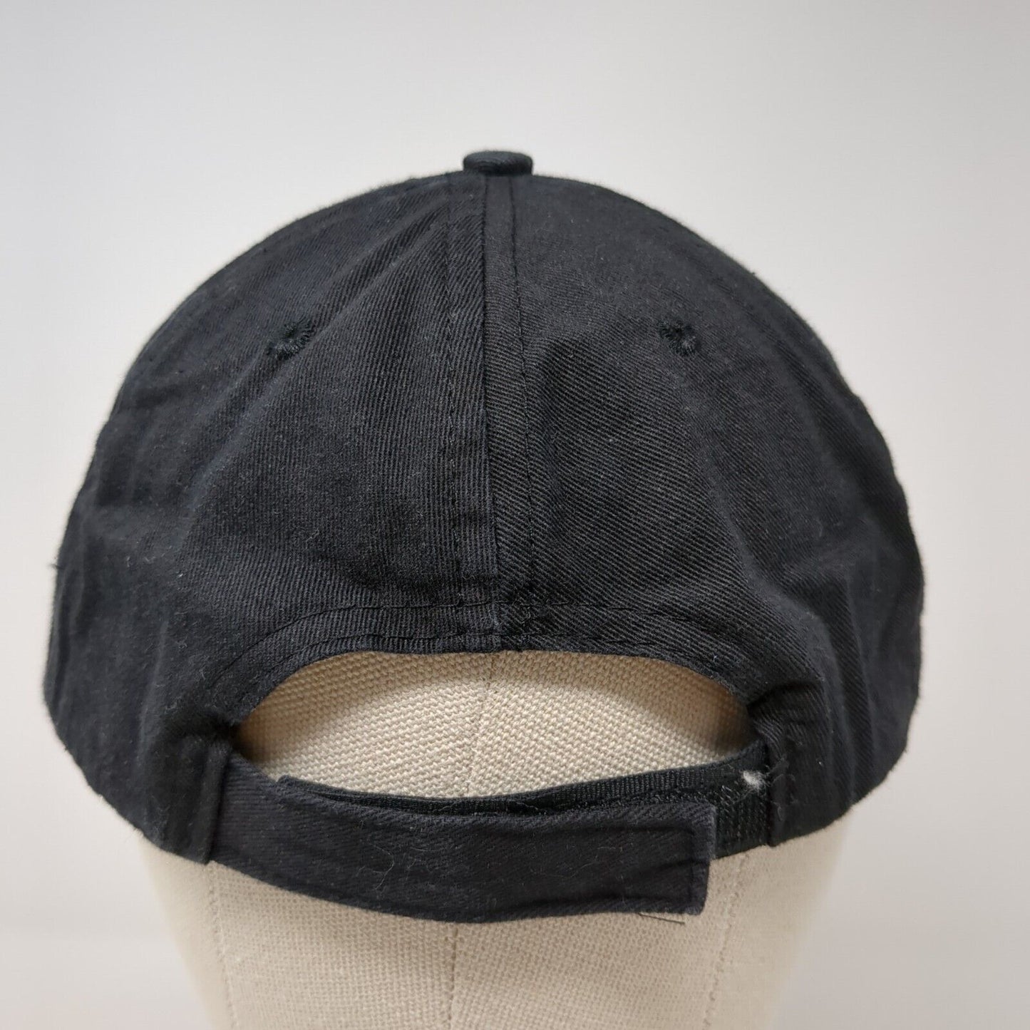 The Home Depot Pro Strapback Hat Black One Size Adjustable Embroidered BDA