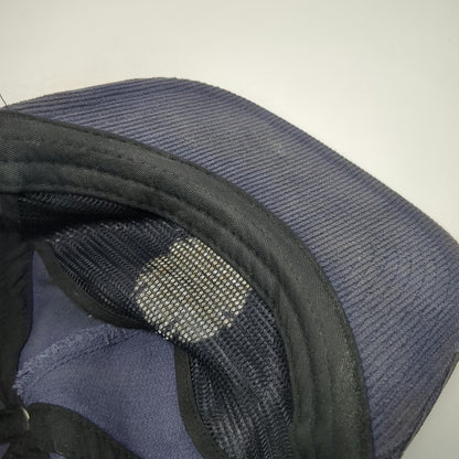 Jesus Saves Threads 5 Panel Blue One Size Corduroy Snapback Hat Embroidered