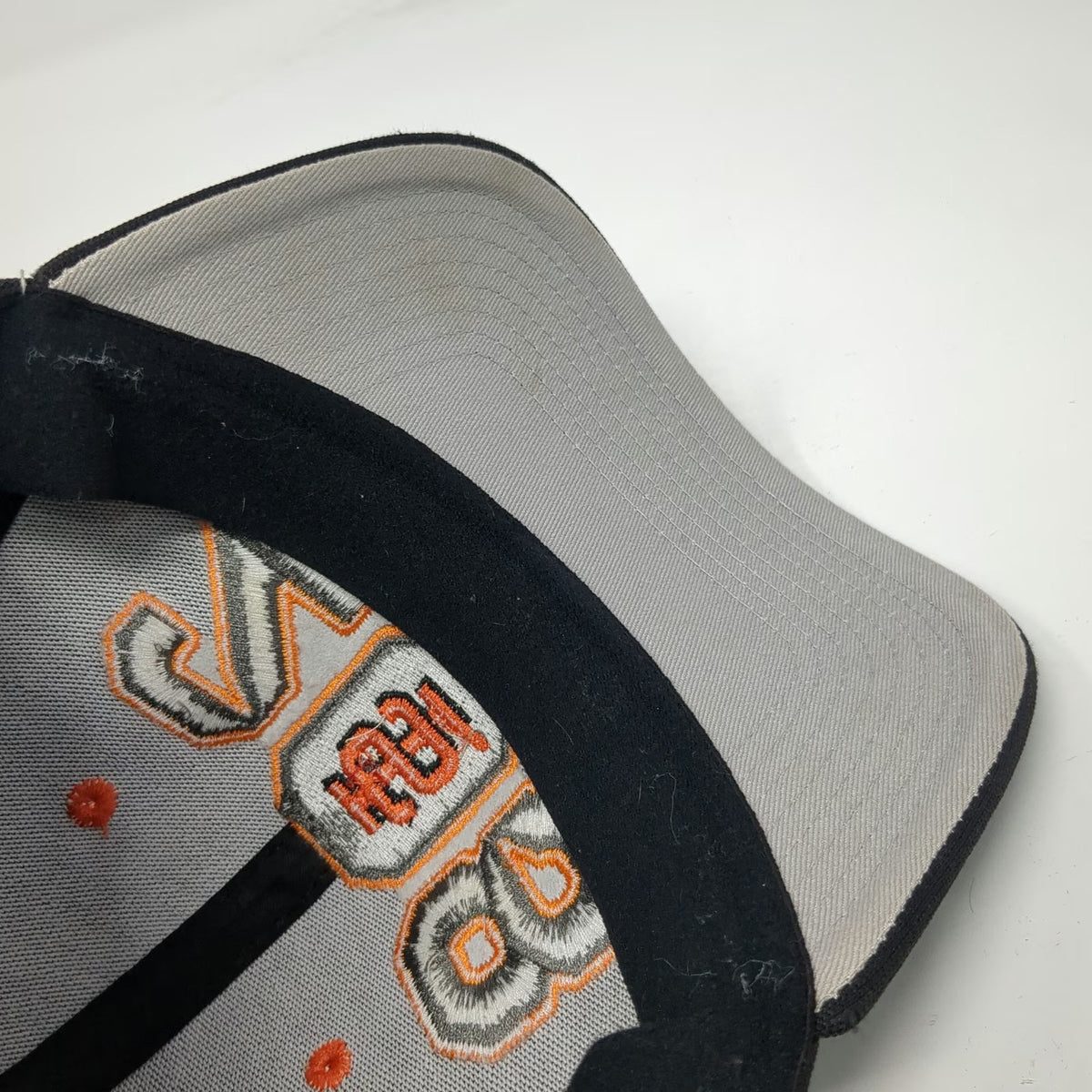 Idaho State Bengals NCAA The Game Cap Black Orange Gray Hat S Fitted QB Club 28