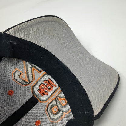 Idaho State Bengals NCAA The Game Cap Black Orange Gray Hat S Fitted QB Club 28