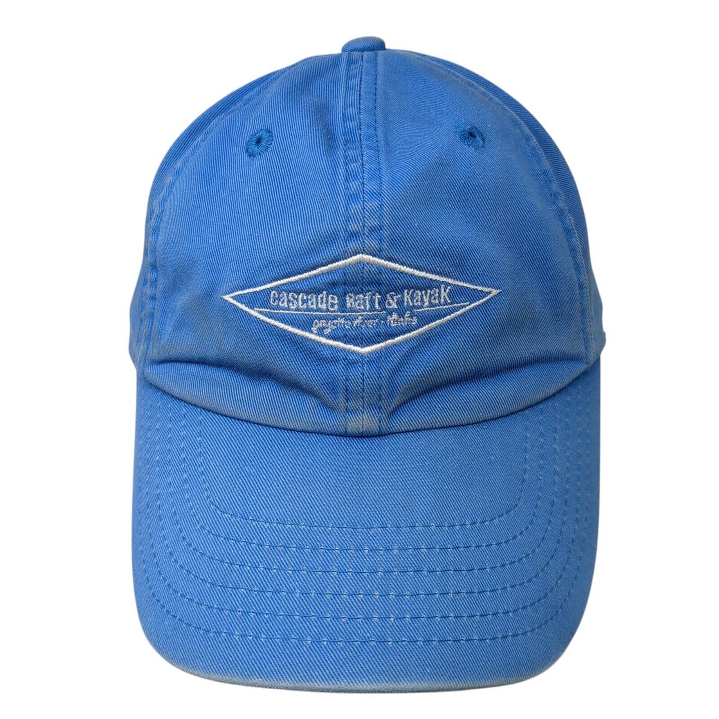 Cascade Raft & Kayak Strapback Hat Blue One Size Adjustable Imperial
