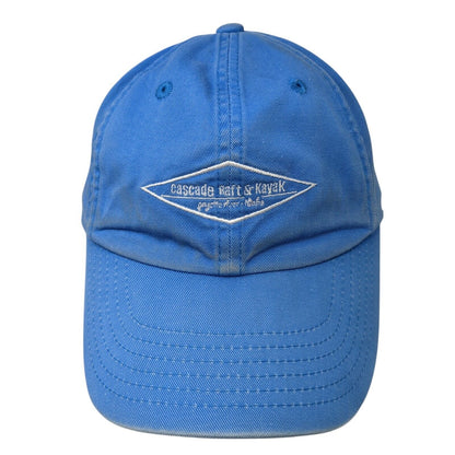 Cascade Raft & Kayak Strapback Hat Blue One Size Adjustable Imperial