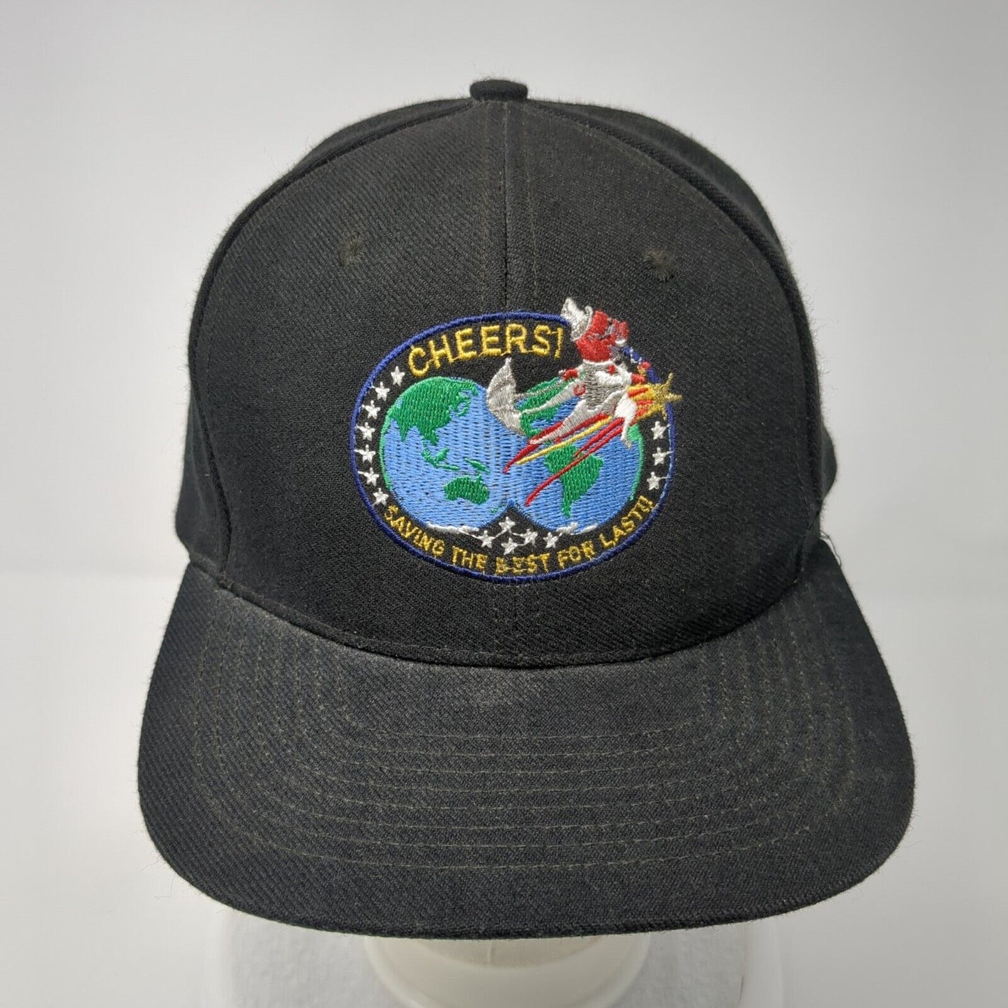 Cheers Saving The Best For Last Snapback Hat Black OS Adjustable Cobra Caps