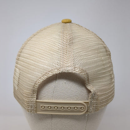 Manzanita Snapback Trucker Hat Yellow OSFM Mesh Back Salt Creek 6 Panel