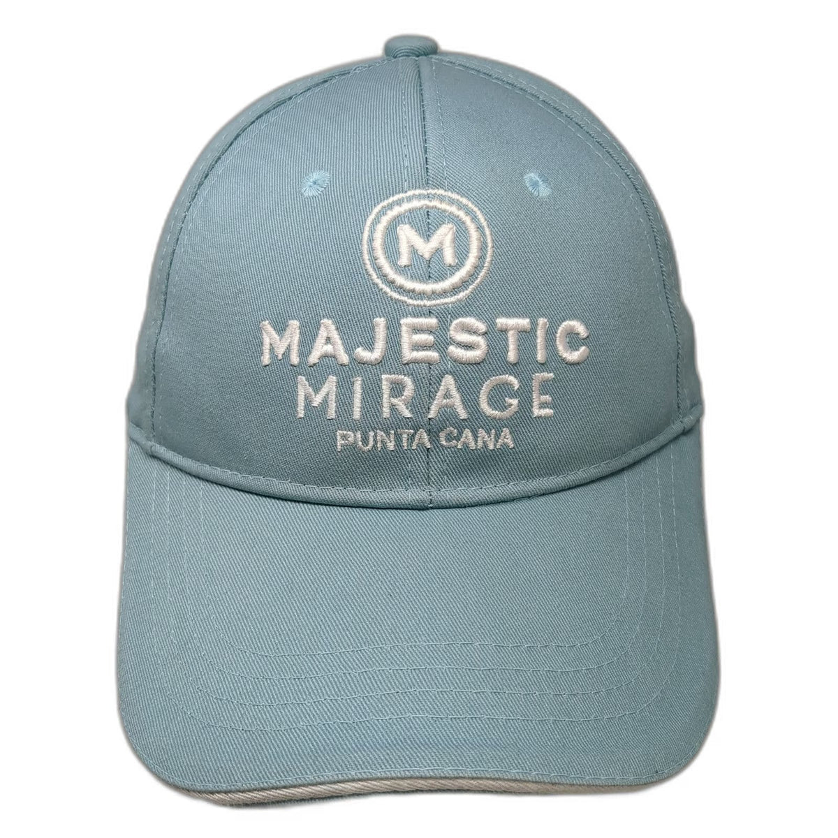 Majestic Mirage Punta Cana Blue Baseball Cap One Size Embroidered Resort Hat