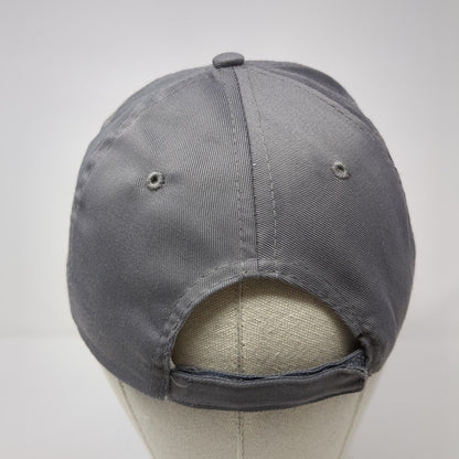 Unbranded Strapback Hat Gray One Size Adjustable Blank Solid Outdoor