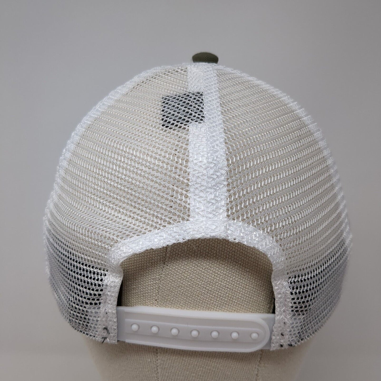 Loon Outdoors Snapback Trucker Hat Brown One Size Adjustable Mesh Back