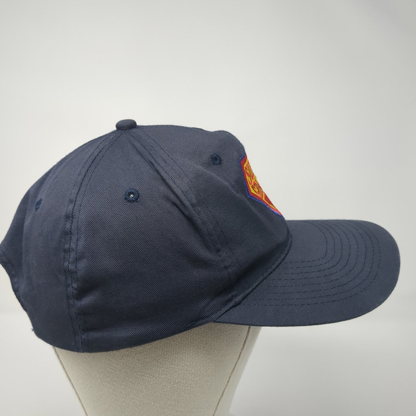 Super Grandpa Snapback Hat Blue One Size Adjustable Embroidered Outdoor