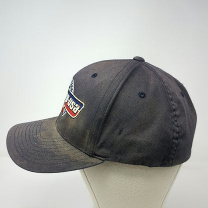 Port Authority pit-stop-USA Embroidered Logo Baseball Cap Blue XL Fitted Hat