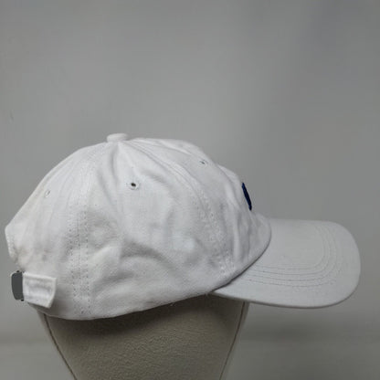 NYC 1987 Slideback Hat White One Size Embroidered Vent Holes G&P