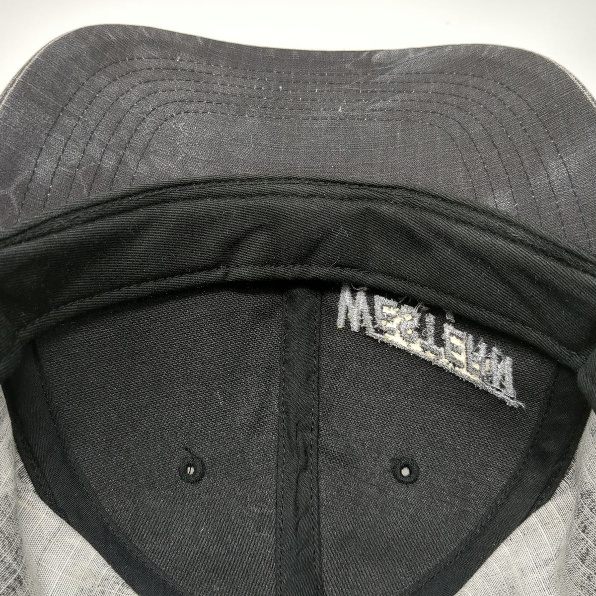 Richardson Baseball Cap Black Gray One Size Strapback Western Trailers Hat Logo