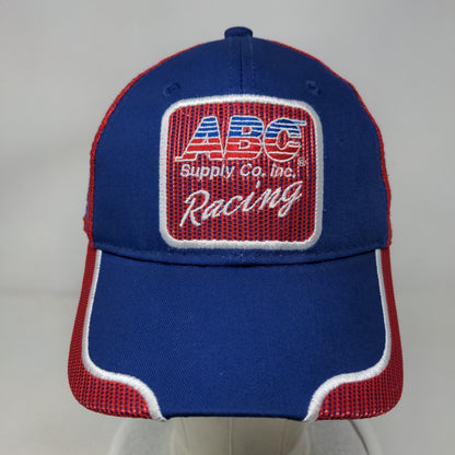 ABC Supply Co AJ Foyt Racing Strapback Hat Blue Red Embroidered Logo Indycar