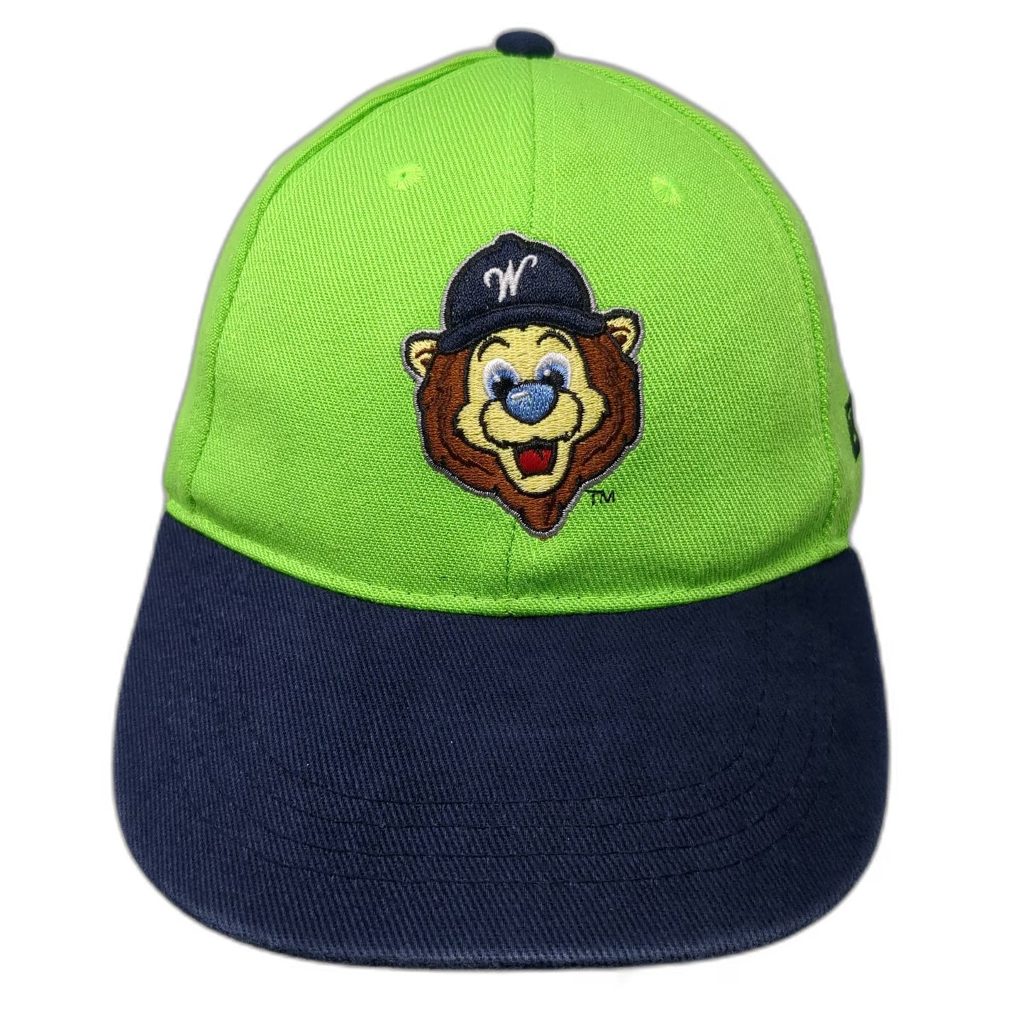 Worcester Bravehearts Boys TD Bank Logo Baseball Cap Green Blue One Size Hat