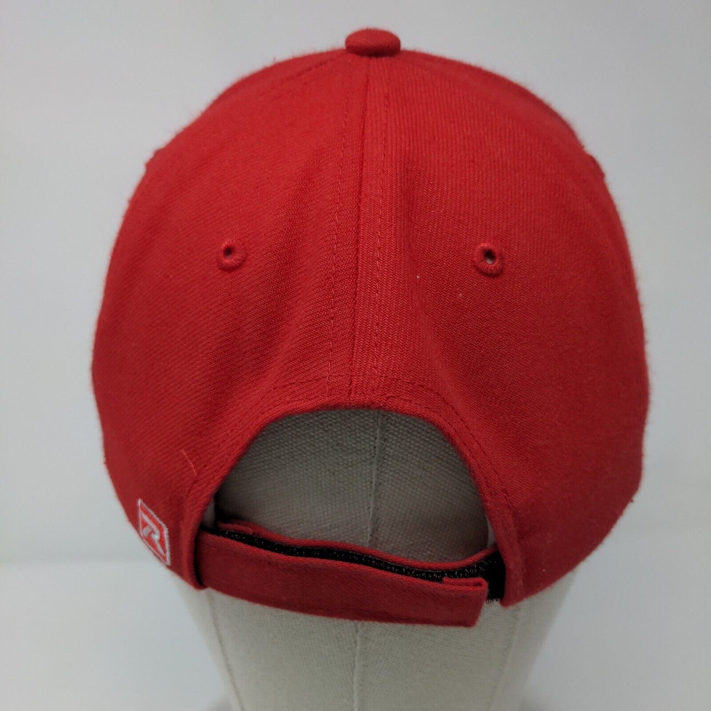SB Strapback Hat Red Medium-Large Embroidered Letters Richardson