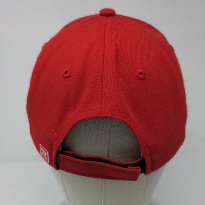 SB Strapback Hat Red Medium-Large Embroidered Letters Richardson