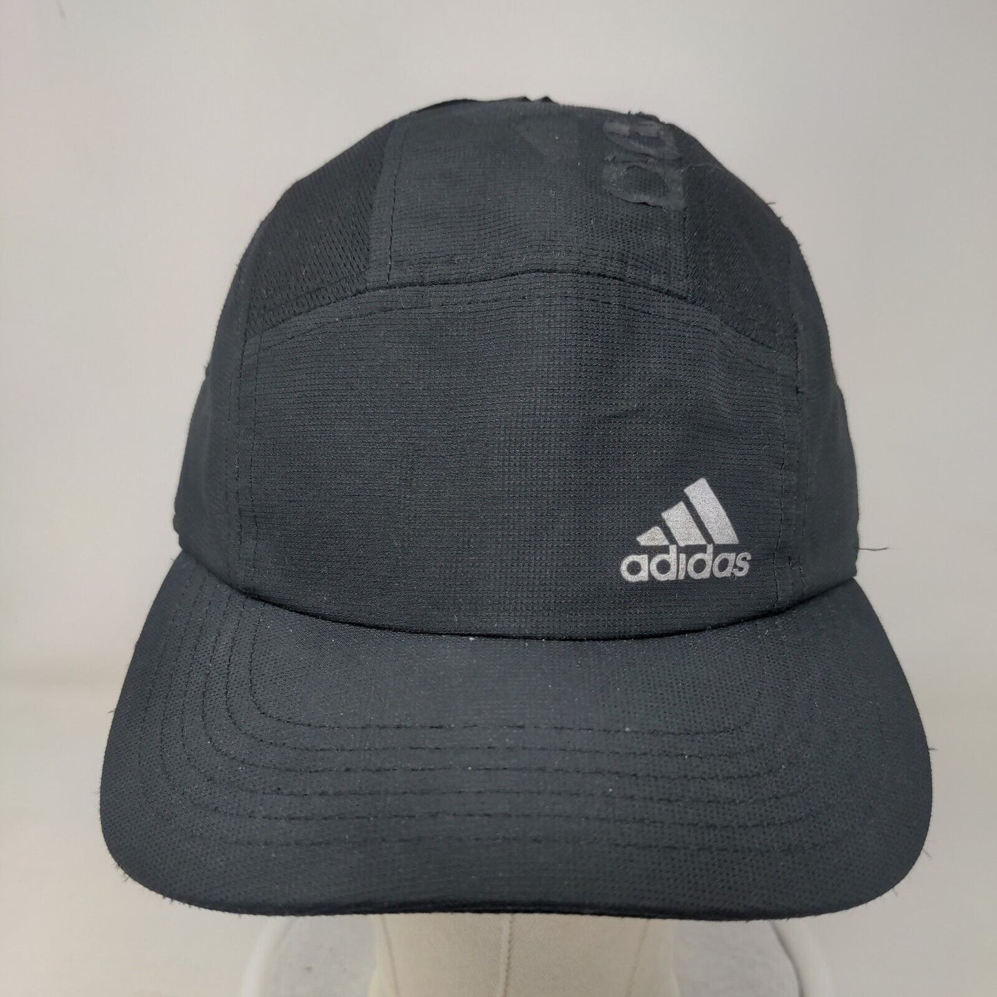 Adidas 3 Stripes Slideback Hat Black One Size Adjustable Breathable Outdoor