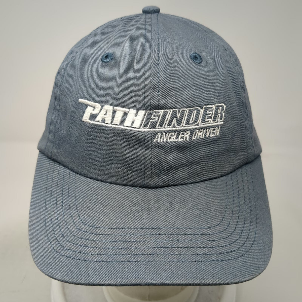 Imperial Pathfinder Angler Driven Blue One Size Baseball Cap Hat Embroidered
