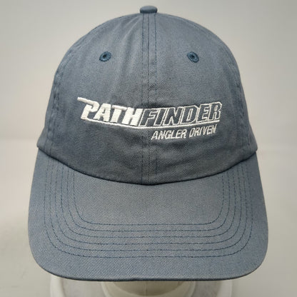 Imperial Pathfinder Angler Driven Blue One Size Baseball Cap Hat Embroidered