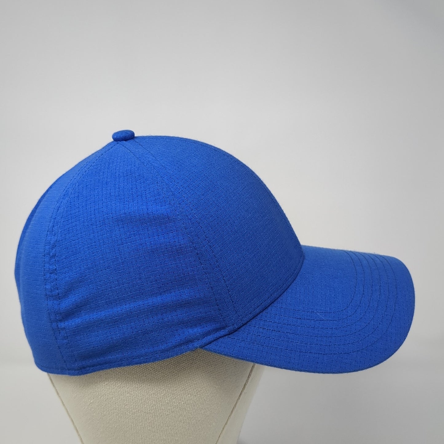 Under Armour Logo Fitted Hat Blue XL Classic Fit Stretch Solid 6 Panel