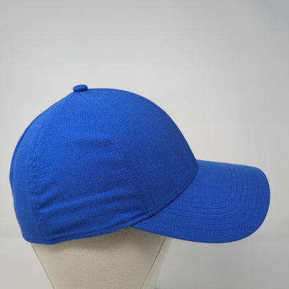 Under Armour Logo Fitted Hat Blue XL Classic Fit Stretch Solid 6 Panel