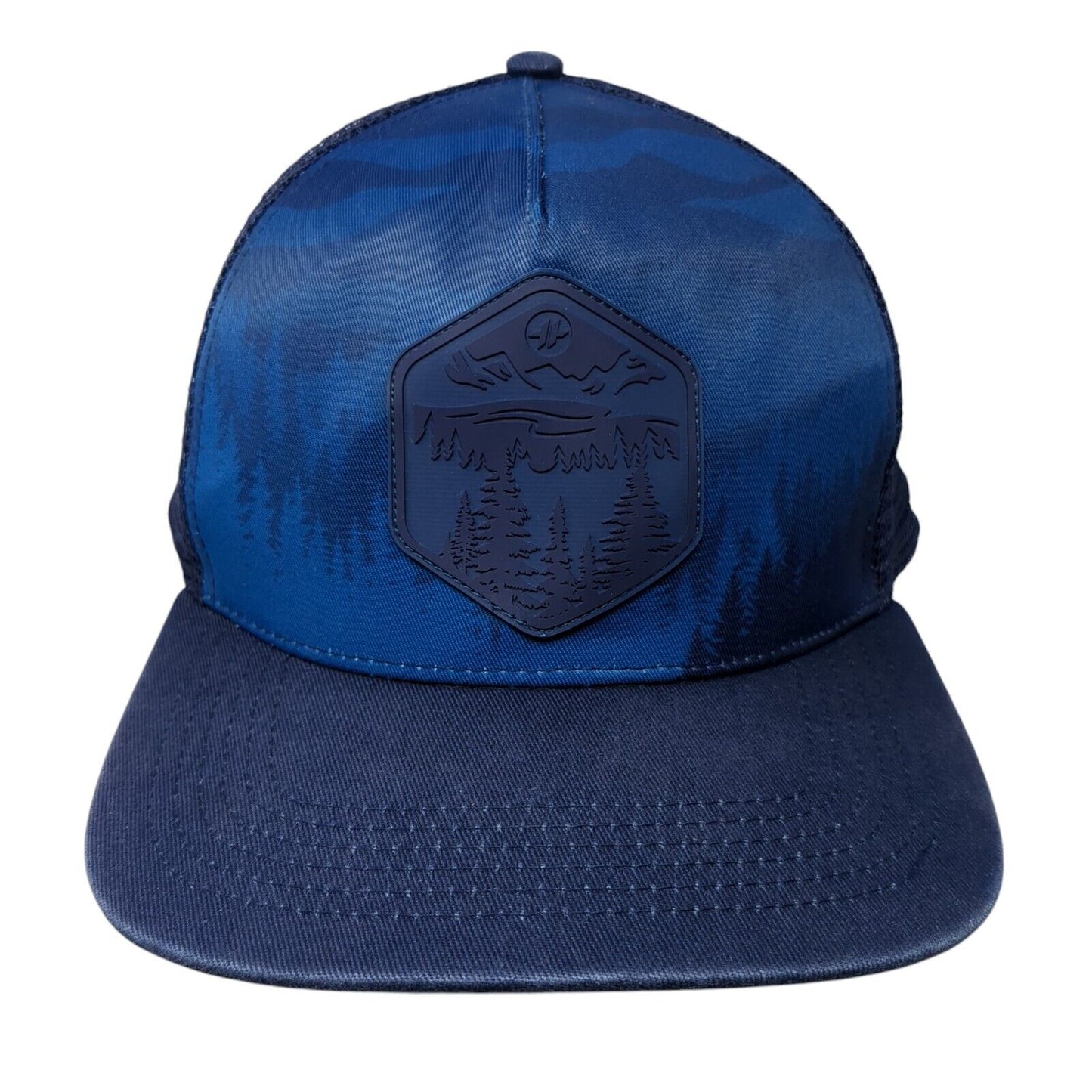 Hyperthreads Snapback Trucker Hat Camo One Size Mesh Back Patch Outdoor