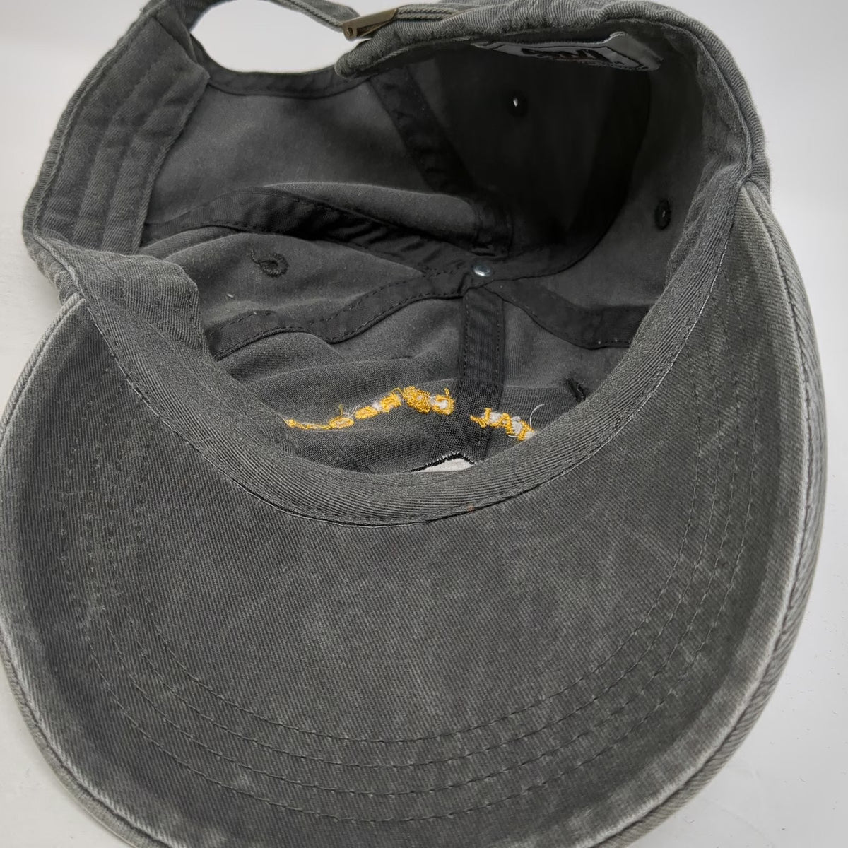 Anvil Baseball Cap Gray One Size Intercoastal Corporation Slideback Logo Hat