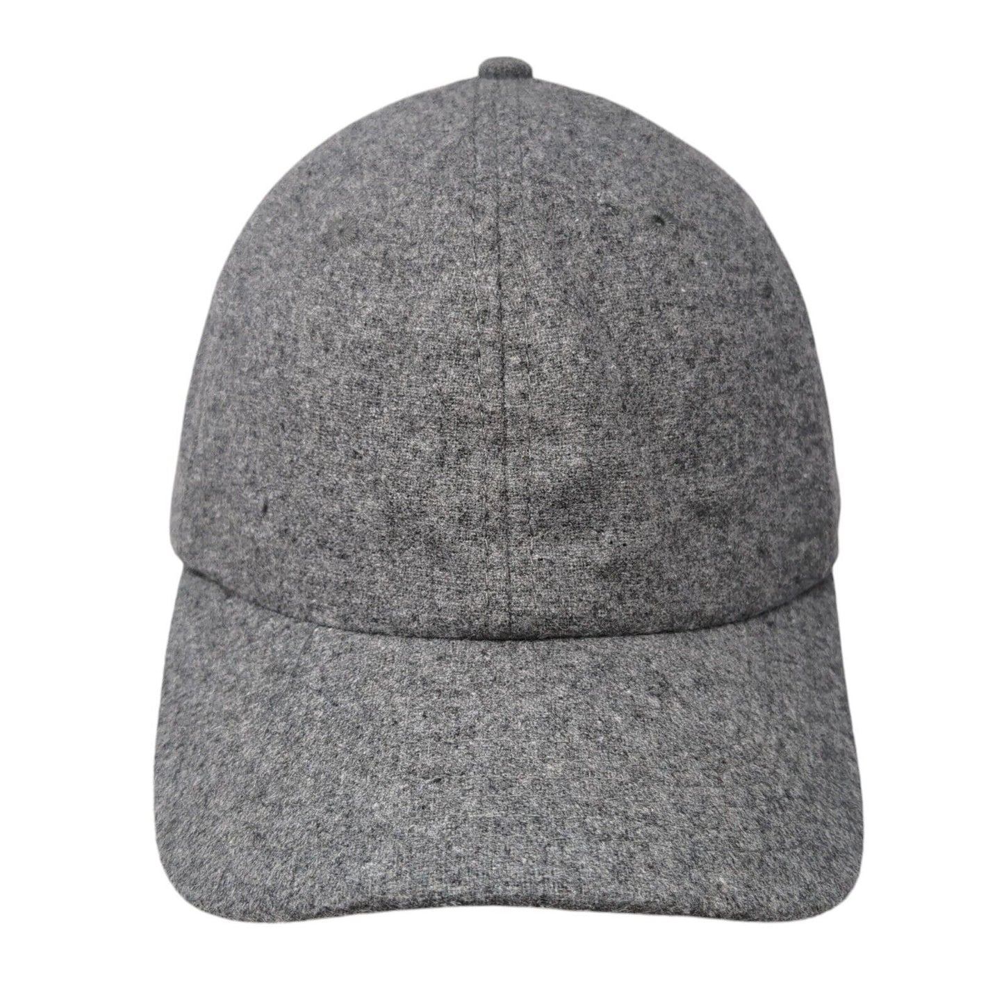 Unbranded Slideback Hat Gray One Size Adjustable Vented Holes 6 Panel Blank