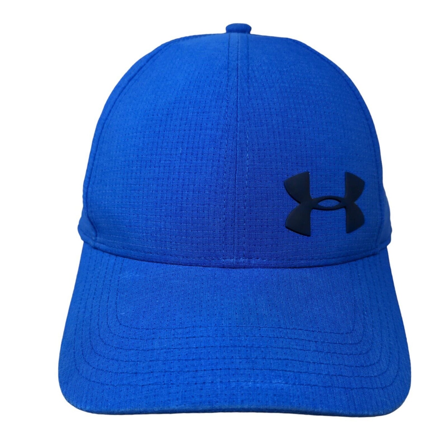 Under Armour Fitted Hat Blue L/XL Classic Fit Solid 6 Panel Outdoor