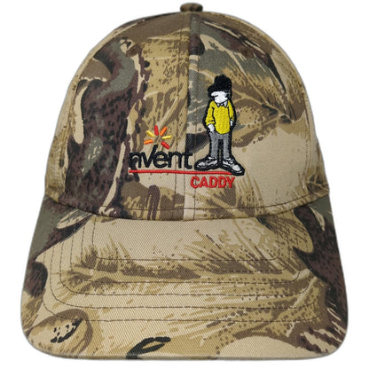 nVent Caddy Camo Baseball Cap OSFM Beige Hat Embroidered Electrical Strapback