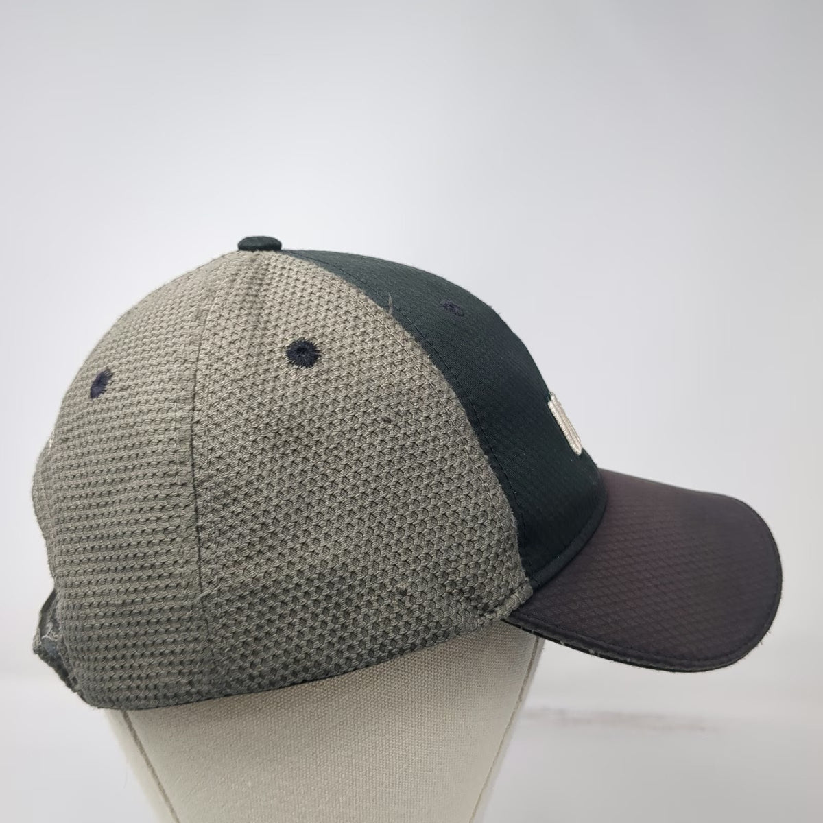 Quake City Caps Baseball Cap Black Gray One Size Strapback Idaho LHTAC T2 Hat