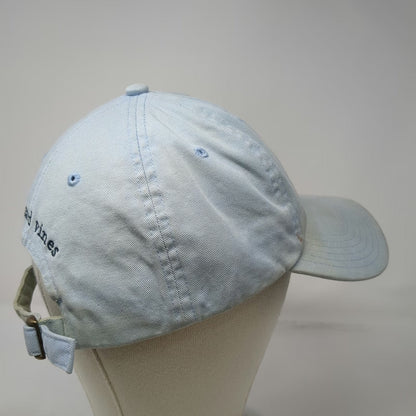 Vineyard Vines Baseball Cap Blue OSFM Whale Logo Palm Tree Slideback Hat Cotton