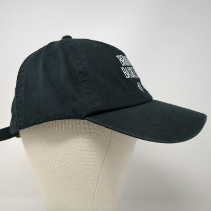 Brooklyn Basketball Nets Black One Size Adjustable Baseball Cap Strap Logo hat