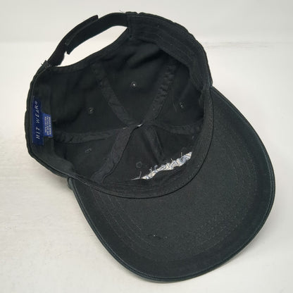 HIT WEAR Baseball Cap Black One Size Wainscott Studios Cotton Strapback Hat Logo