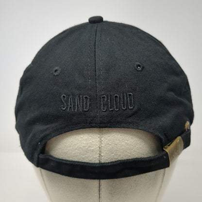 Sand Cloud Baseball Cap Black One Size Shark Fin Adjustable Slideback Hat