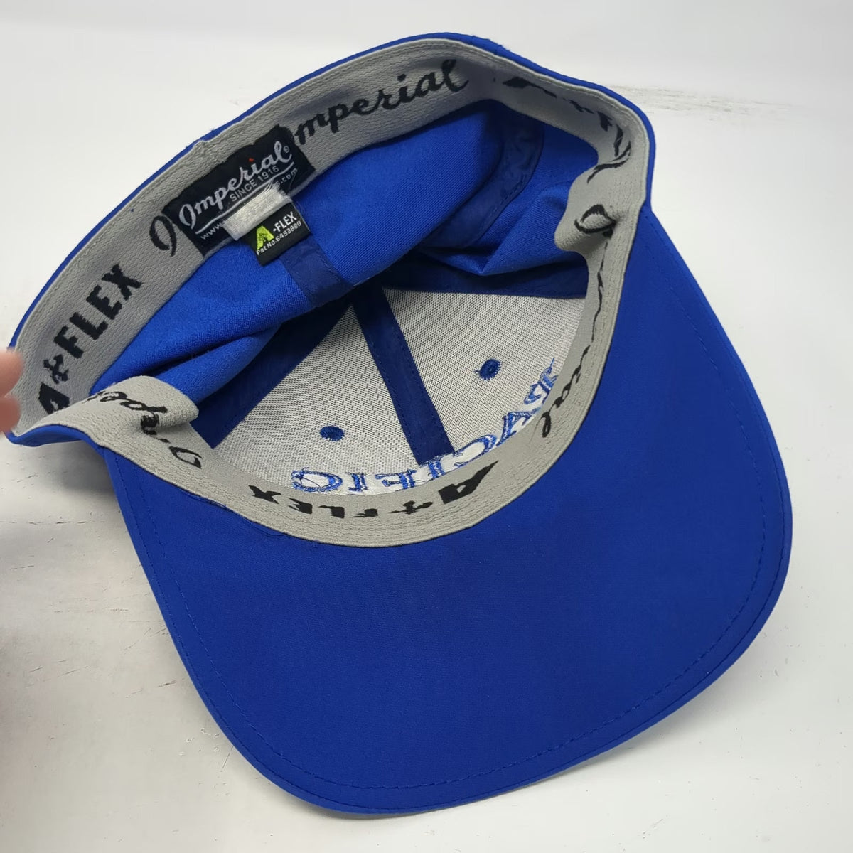 Imperial Pacific Dunes Baseball Cap Blue One Size Fitted Performance Stretch Hat