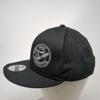 New Era Snapback Black One Size The Vault Meridian Idaho Cigar Graphic Logo Hat