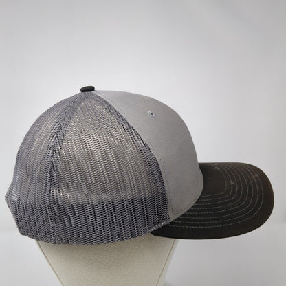 Idaho Snapback Trucker Hat Gray One Size Mesh Back Hunting Richardson
